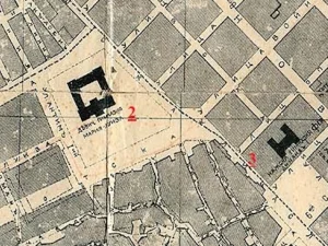 City Map -1879 - Points 2 and 3